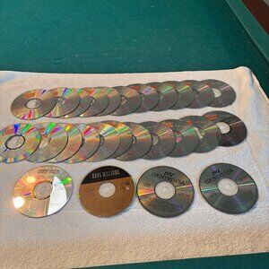 22 disc set Country Classics CD's plus 4 country Dvd's with 2 Carry hard Cases